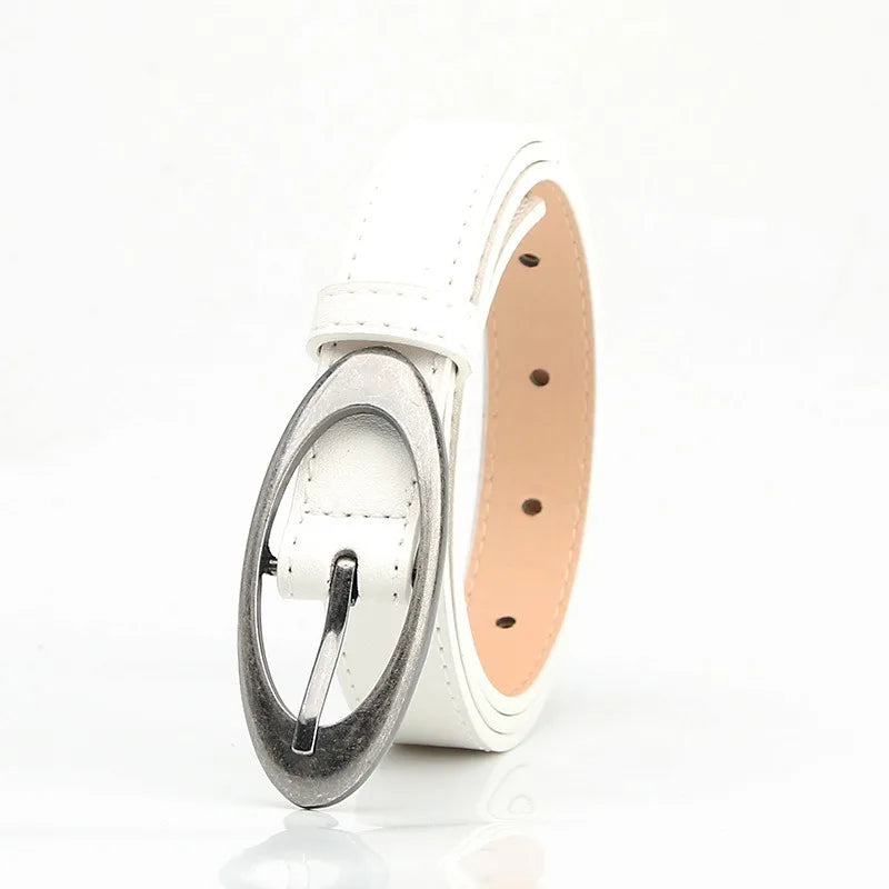 Double Oval Buckle Belt