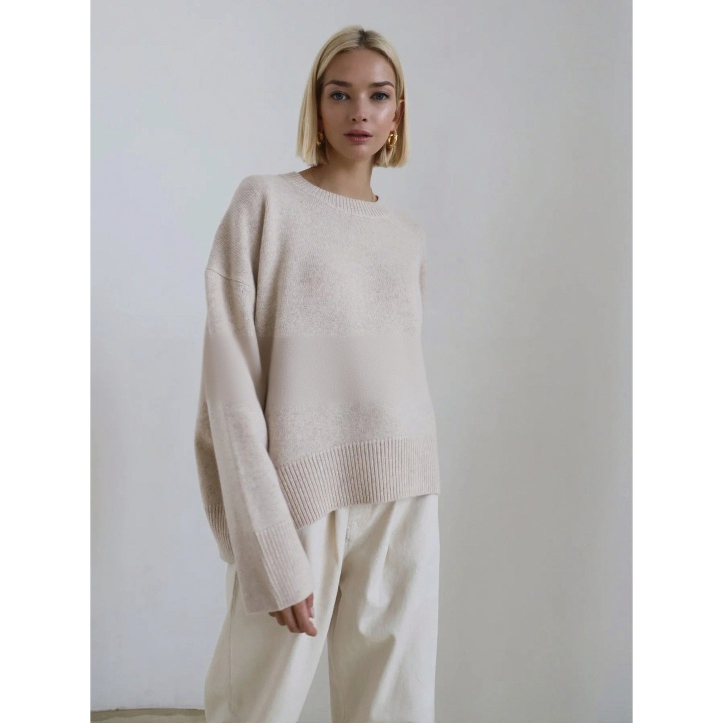 Cozy Oversized Knit Sweater-Winter Comfort Collection