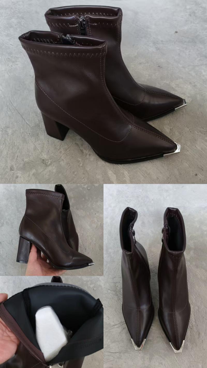 Noir Elegance Ankle  Boots