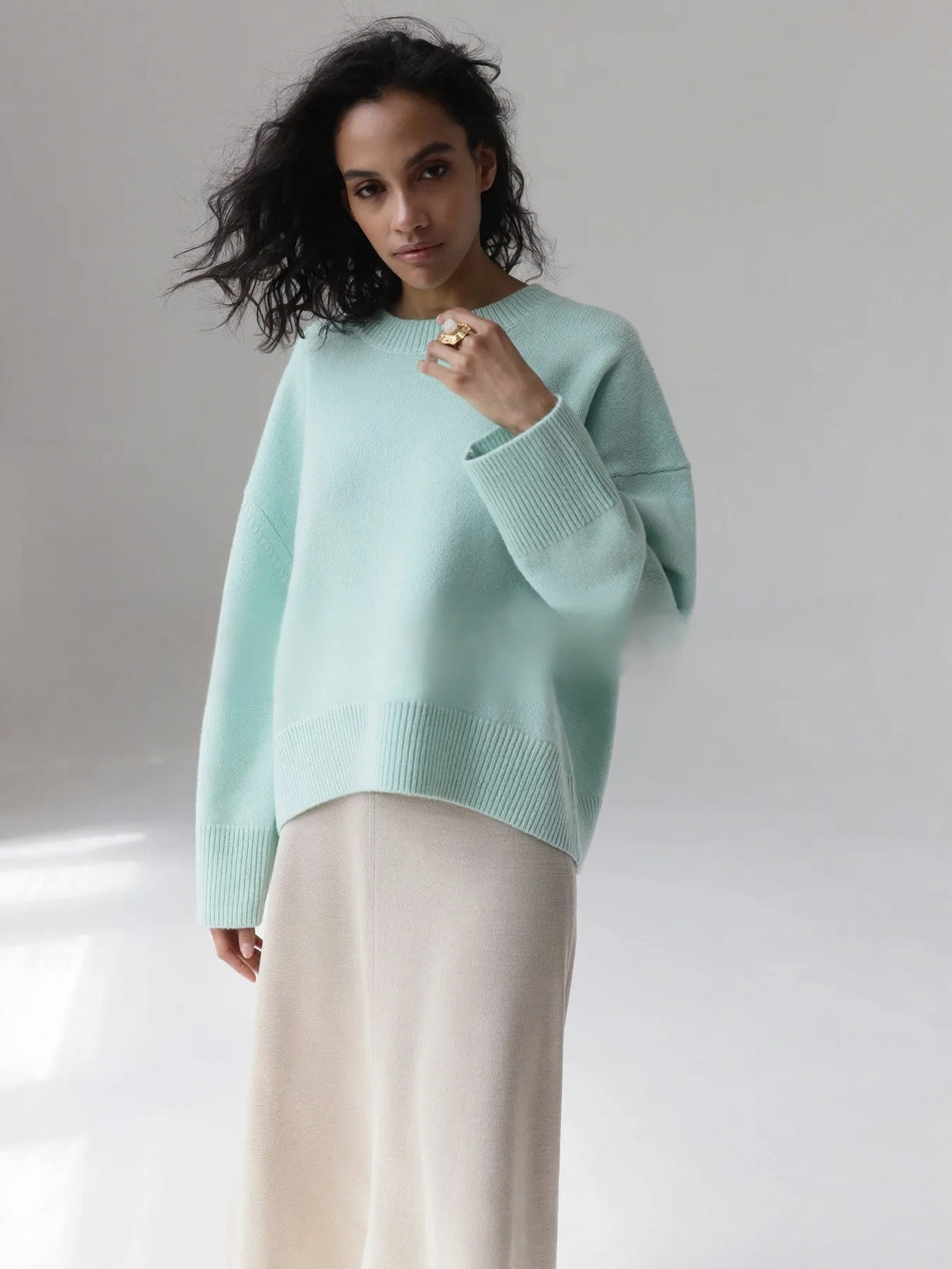 Cozy Oversized Knit Sweater-Winter Comfort Collection