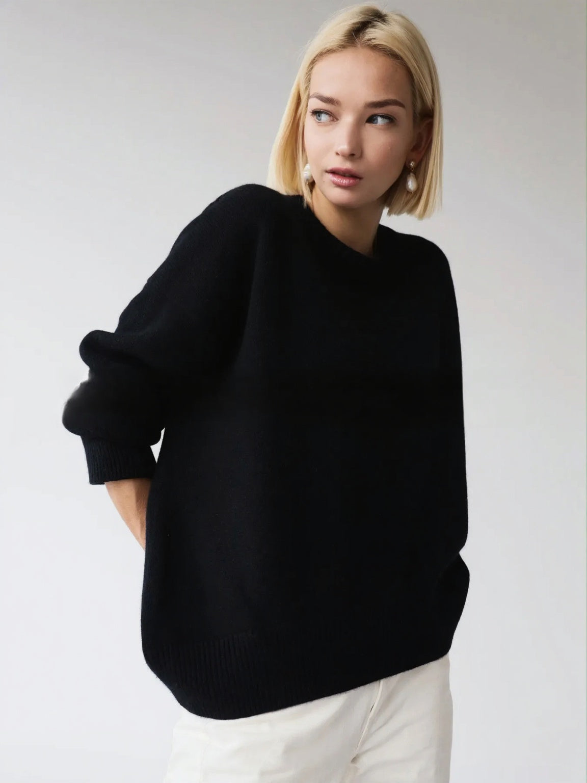 Cozy Oversized Knit Sweater-Winter Comfort Collection