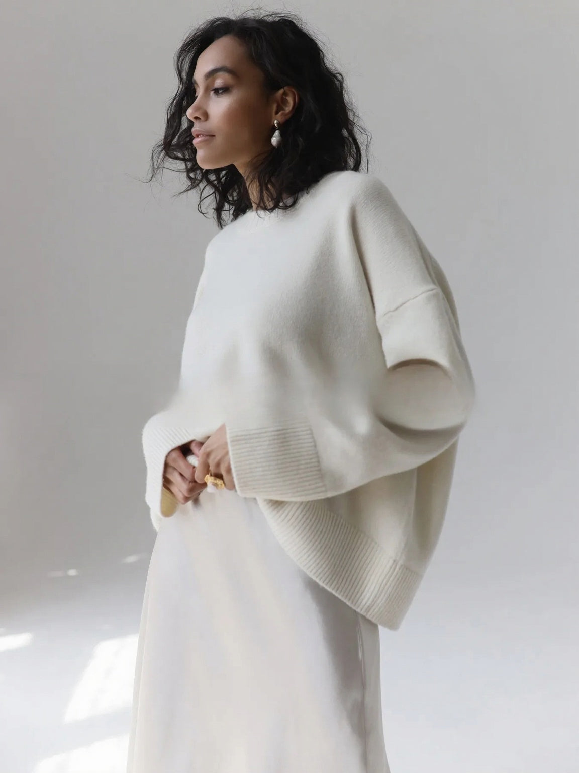 Cozy Oversized Knit Sweater-Winter Comfort Collection