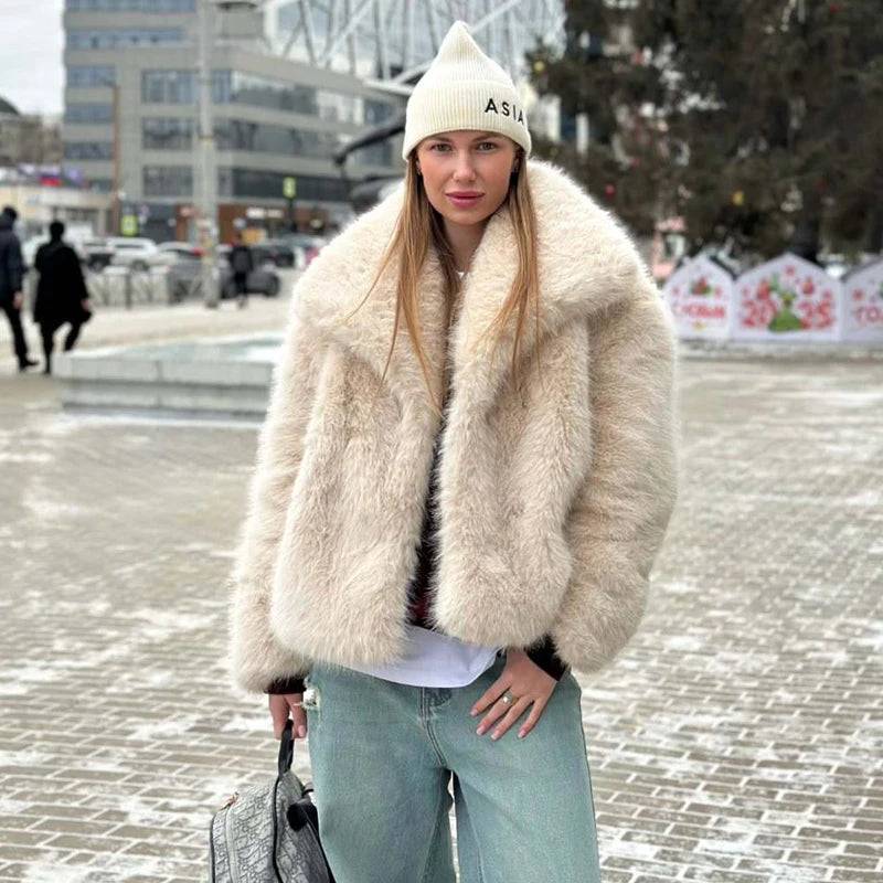 Faux Fur Coat