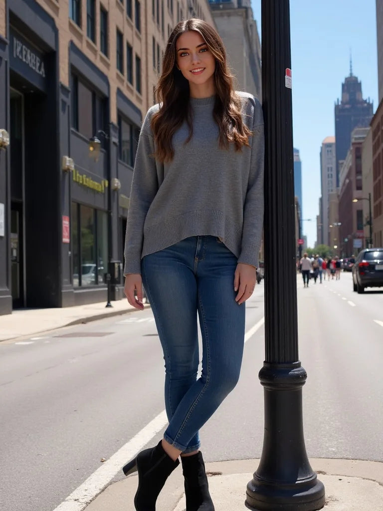 Cozy Oversized Knit Sweater-Winter Comfort Collection