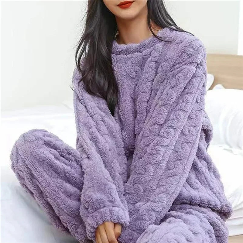 Cozy Winter Plush Loungewear Set
