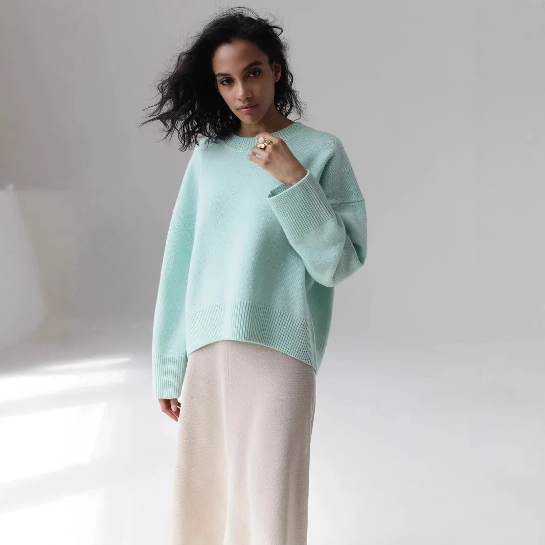 Cozy Oversized Knit Sweater-Winter Comfort Collection