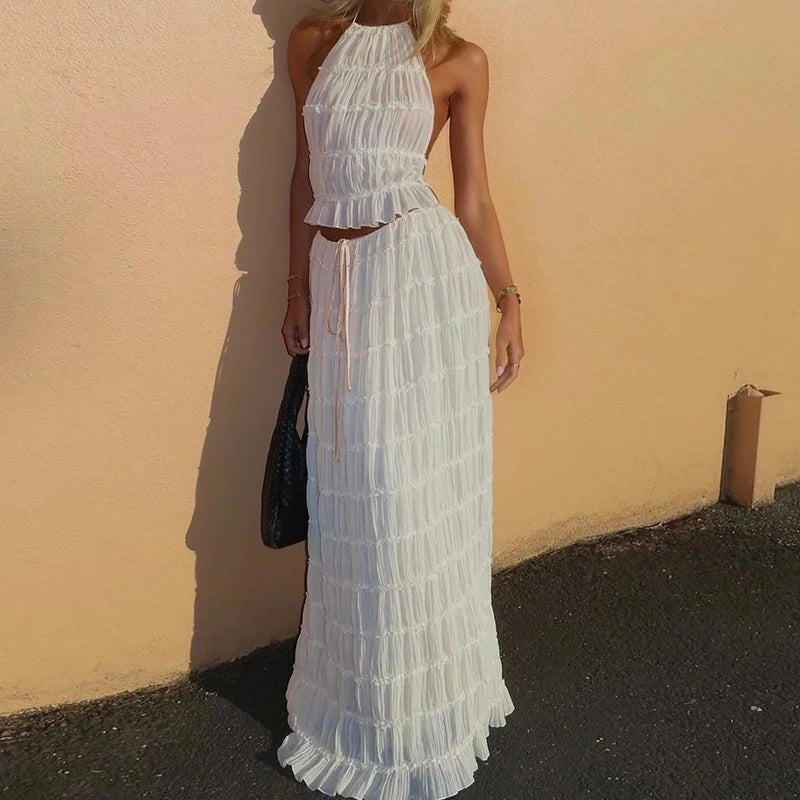 Women Boho Sexy Backless Matching Suit