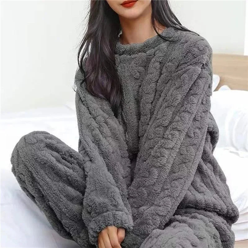 Cozy Winter Plush Loungewear Set