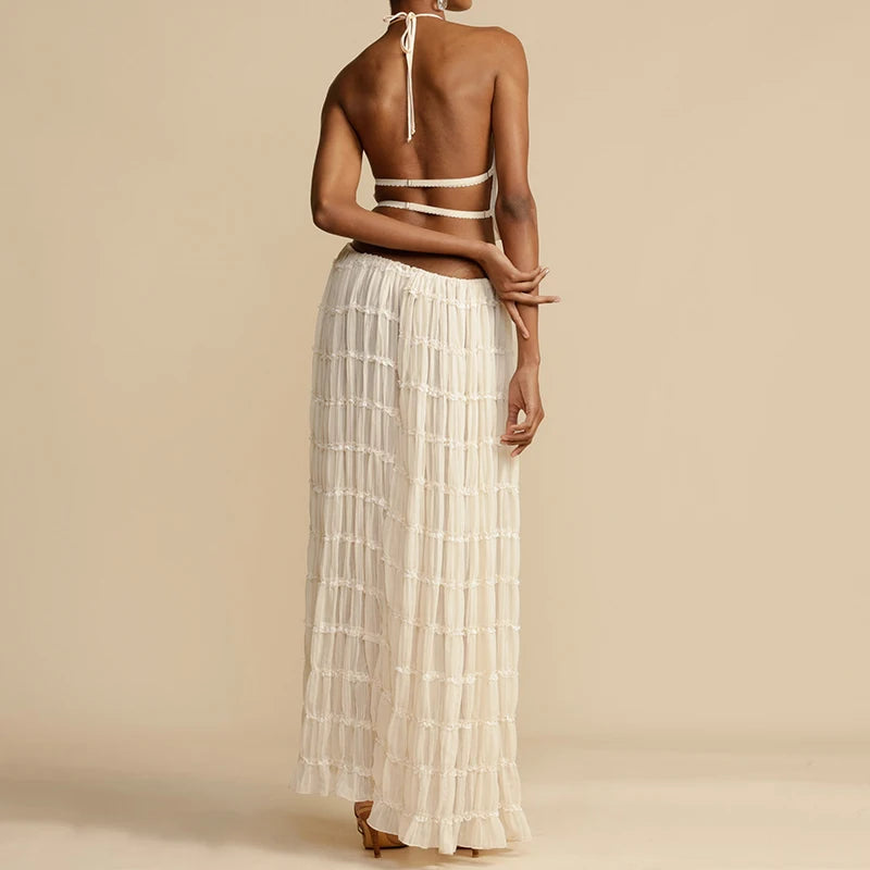 Women Boho Sexy Backless Matching Suit