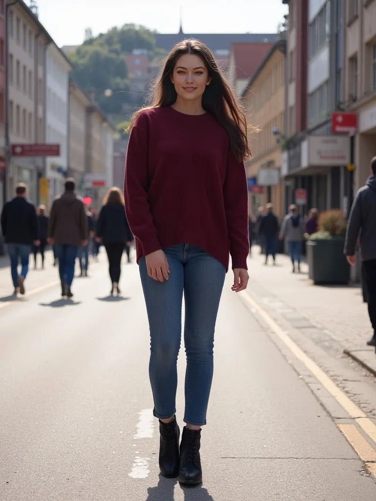 Cozy Oversized Knit Sweater-Winter Comfort Collection