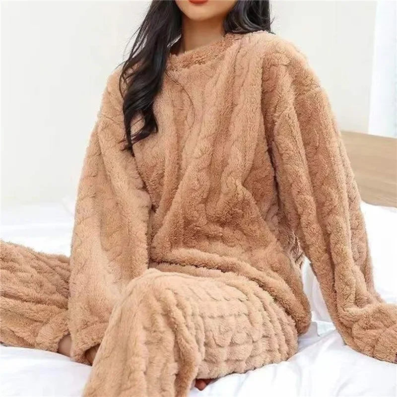 Cozy Winter Plush Loungewear Set