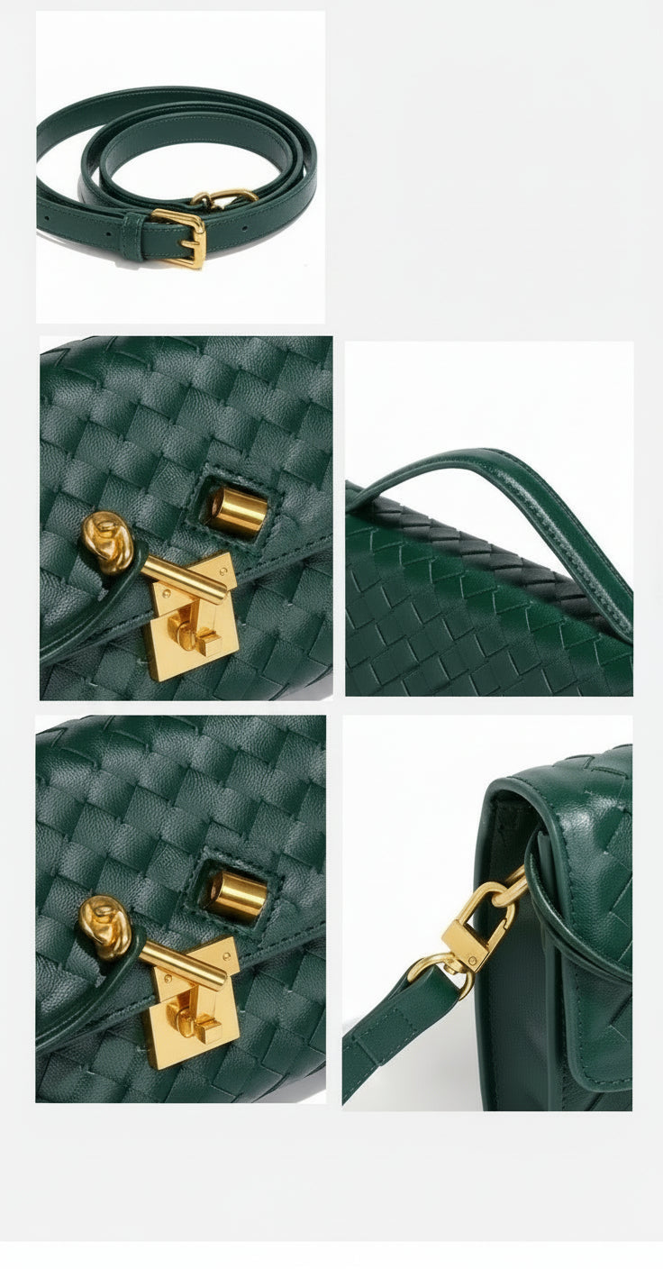 BellaVogue Signature Woven Clutch