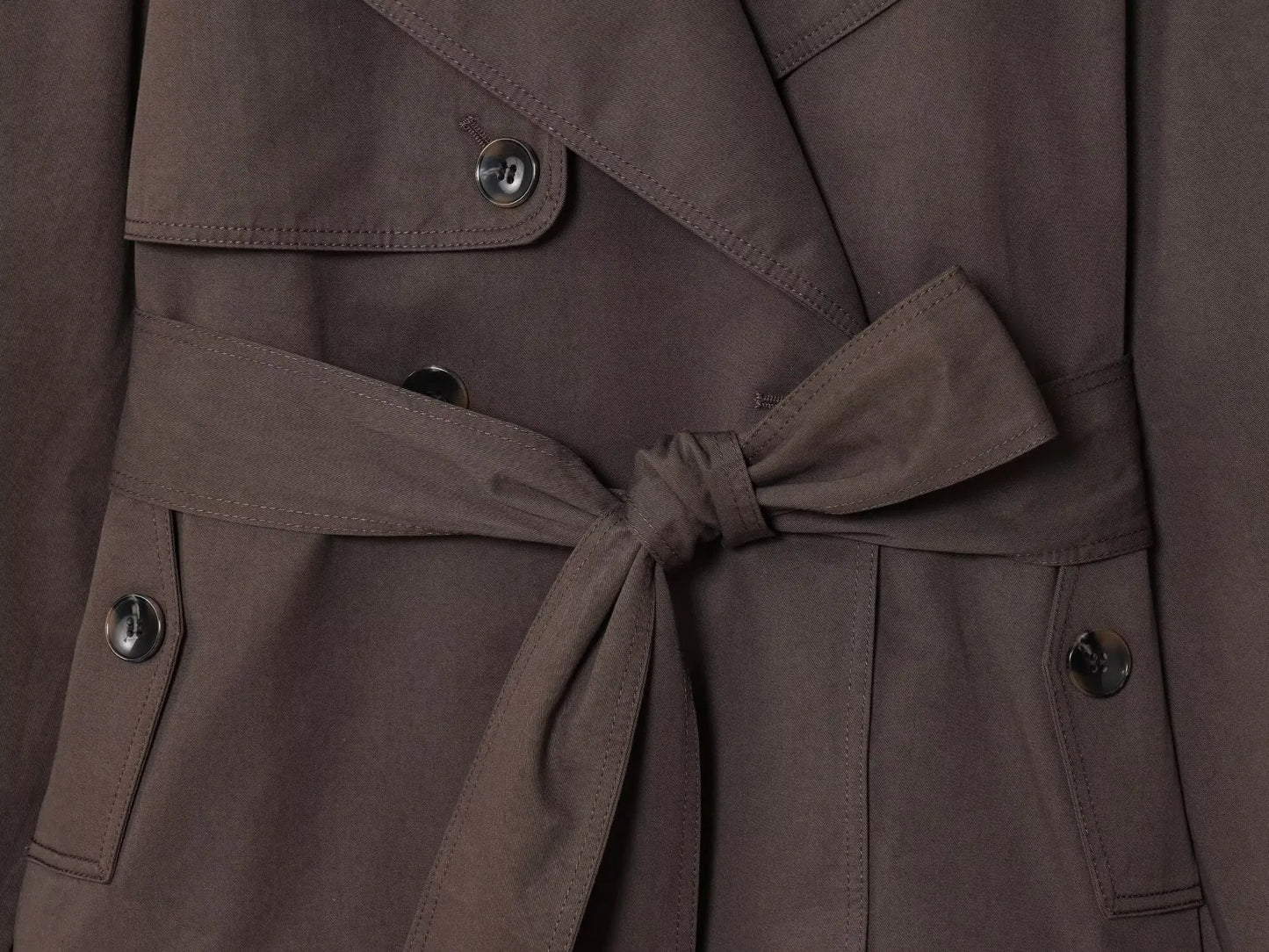 Elegant Belted Trench Coat