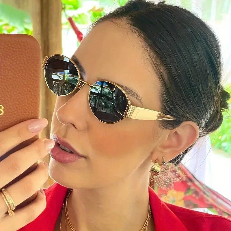 Oval Sunglasses for Women Trendy