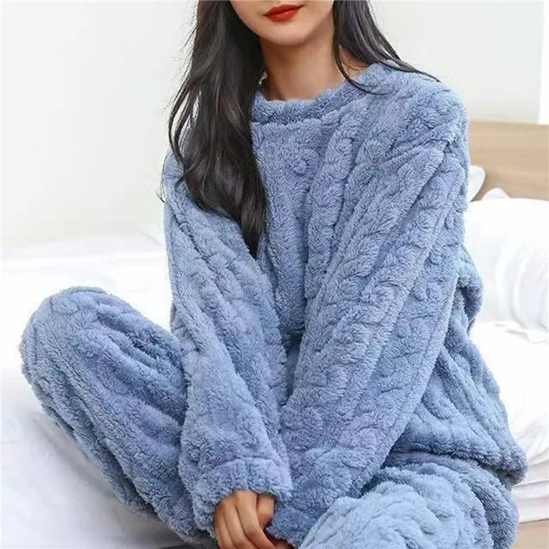 Cozy Winter Plush Loungewear Set