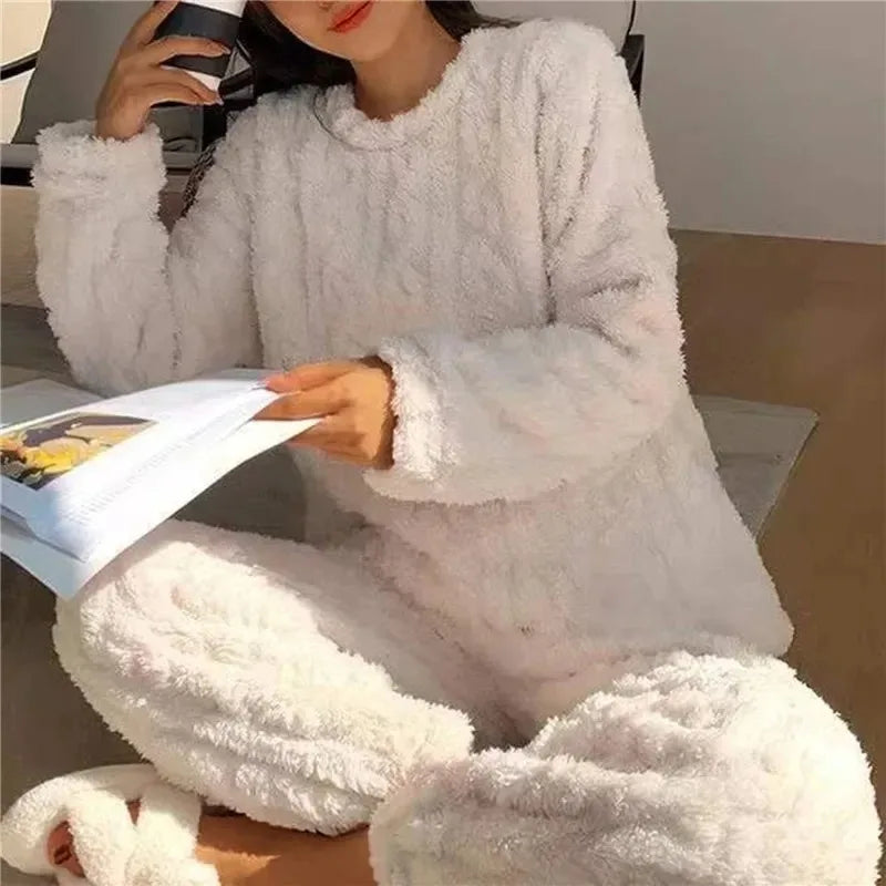 Cozy Winter Plush Loungewear Set