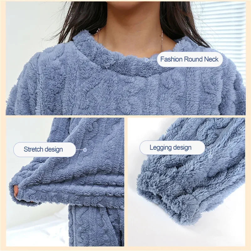 Cozy Winter Plush Loungewear Set