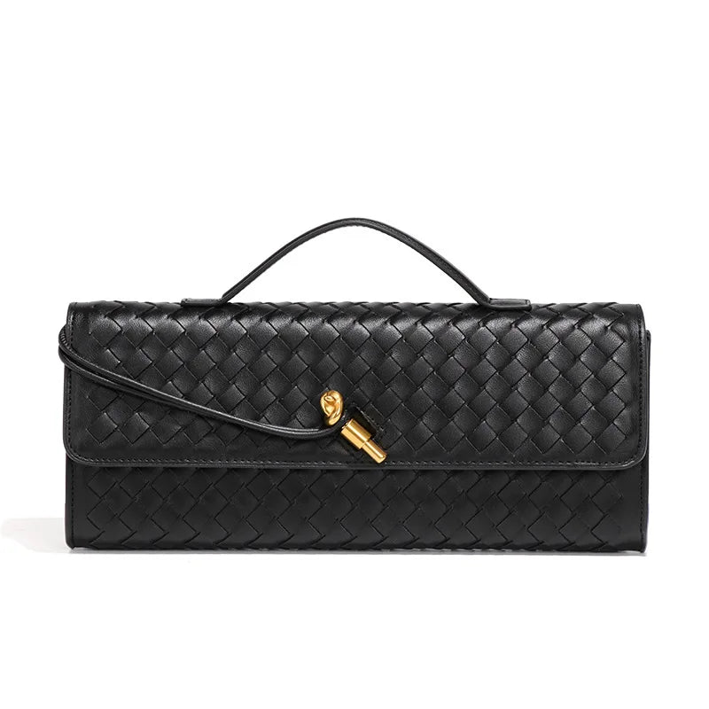 BellaVogue Signature Woven Clutch