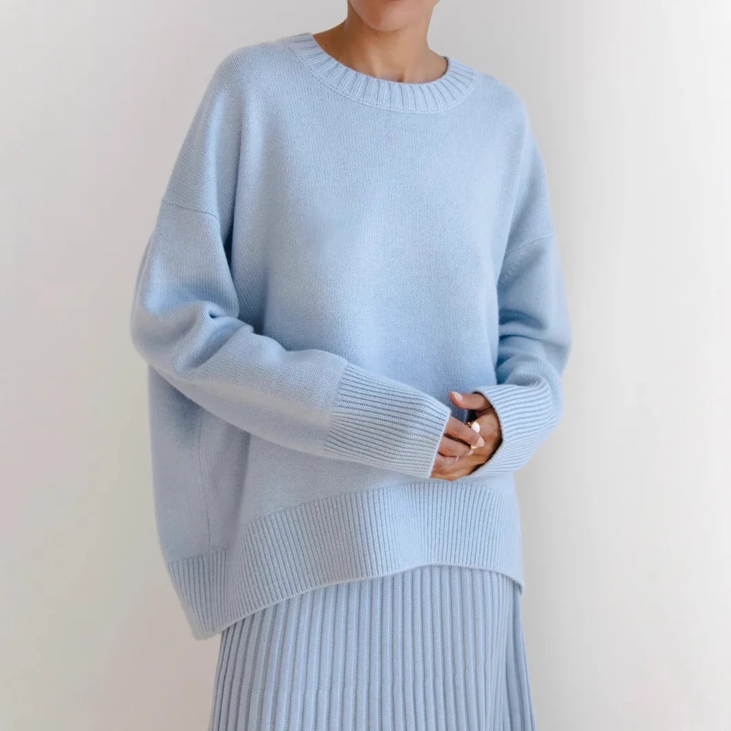Cozy Oversized Knit Sweater-Winter Comfort Collection