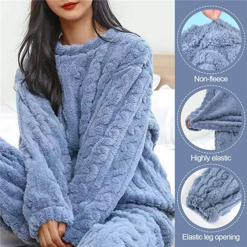 Cozy Winter Plush Loungewear Set