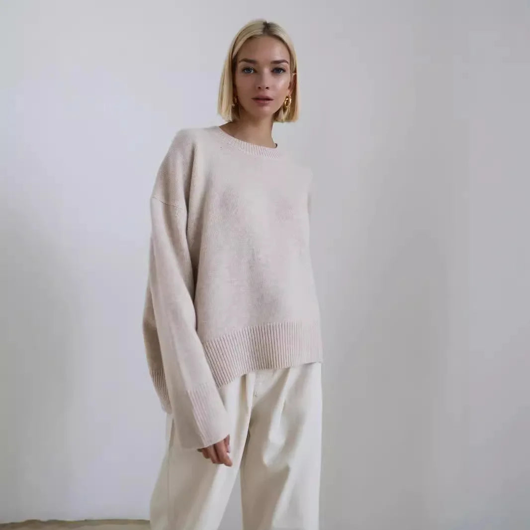 Cozy Oversized Knit Sweater-Winter Comfort Collection