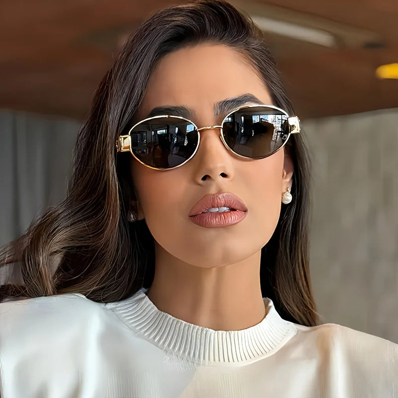 Oval Sunglasses for Women Trendy