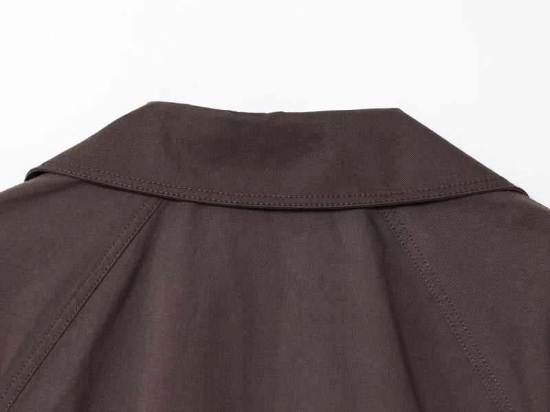 Elegant Belted Trench Coat