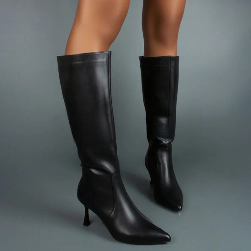 Elegant Heeled Boots