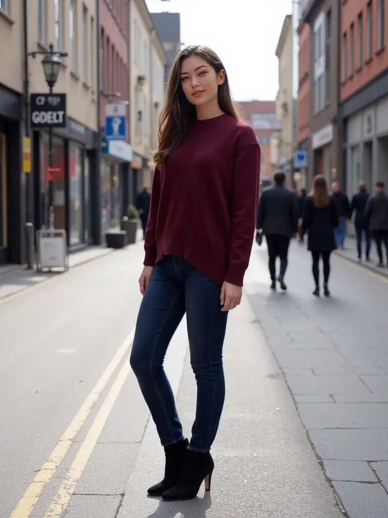 Cozy Oversized Knit Sweater-Winter Comfort Collection