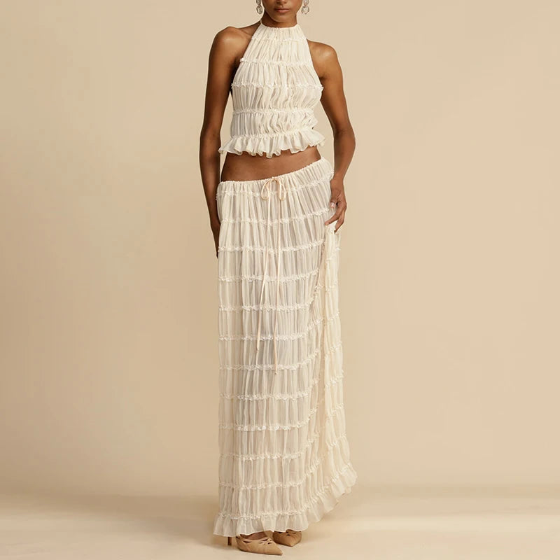 Women Boho Sexy Backless Matching Suit