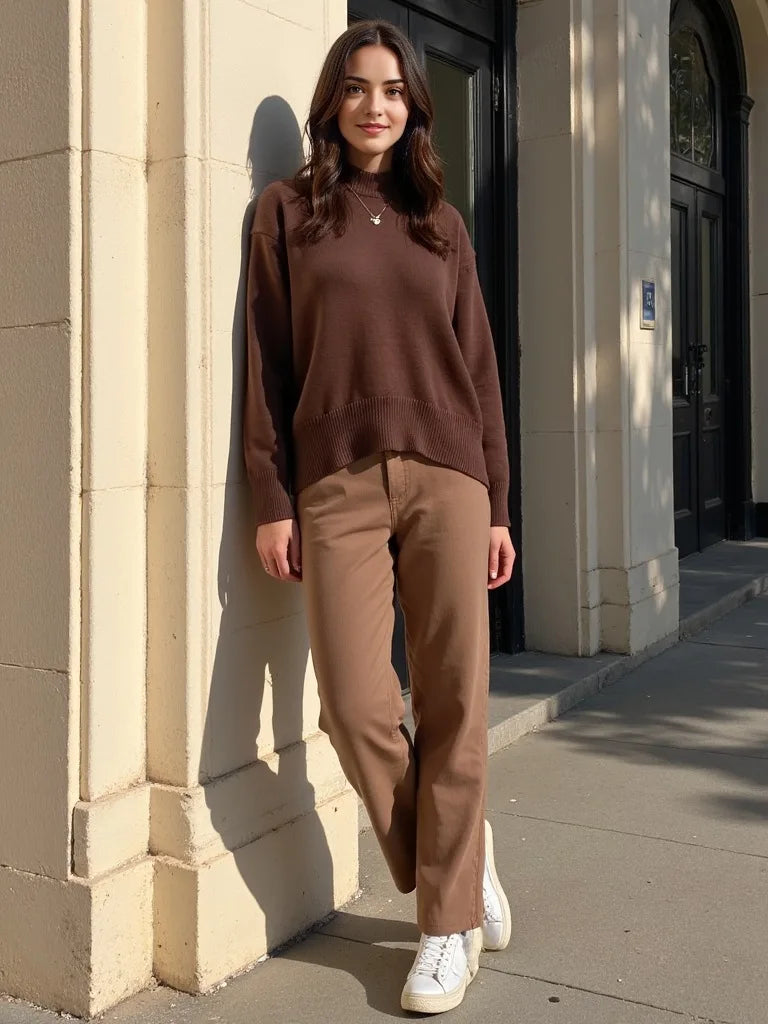 Cozy Oversized Knit Sweater-Winter Comfort Collection