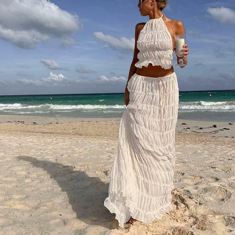 Women Boho Sexy Backless Matching Suit