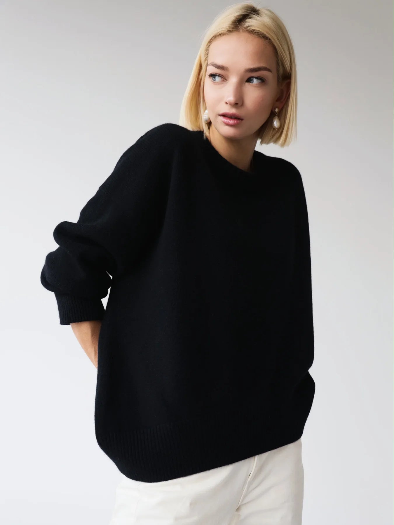 Cozy Oversized Knit Sweater-Winter Comfort Collection